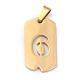 Ion Plating(IP) 304 Stainless Steel Pendants STAS-O127-D06-1