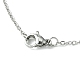304 ожерелье из нержавеющей стали для женщин NJEW-JN04387-7