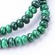Chapelets de perles en malachite synthétique G-R403-4x6-11-1