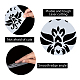 PET Plastic Hollow Out Drawing Painting Stencils Templates DIY-WH0244-239-3