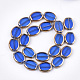 Electroplate Glass Beads Strands EGLA-S188-03C-2