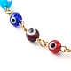 Collier pendentif chaîne en laiton & bracelets & bracelets de cheville ensembles de bijoux SJEW-JS01201-10
