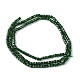 Synthetic Green Goldstone Beads Strands G-F748-P03-01-3