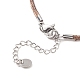 Lätzchen-Halskette mit Seesternen NJEW-TA00049-6