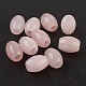 Natürlichen Rosenquarz europäischen Perlen G-F580-A06-1