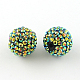 AB-Color Resin Rhinestone Beads RESI-S315-12x14-04-1