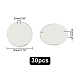 Unicraftale 304 pendentifs d'étiquettes vierges en acier inoxydable estampage STAS-UN0016-31P-2