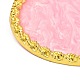 Palettes d'art d'ongle en résine avec base de diamant palette de mélange d'ongles plaque de mélange de couleurs de vernis porte-ongles ODIS-XCP0001-11-4