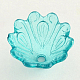 Transparent Acrylic Flower Bead Caps X-TACR-Q004-M01-3