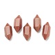 Faceted No Hole Synthetic Goldstone Beads G-K034-20mm-11-1