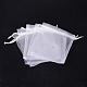 Rectangle Organza Bags with Glitter Sequins OP-R020-10x12-06-2
