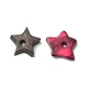 Perline di stelle di cocco naturali tinte COCB-G002-01-3