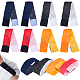 Craspire 8 pièces 4 couleurs bandes de manches en jersey en tissu AJEW-CP0005-97-1
