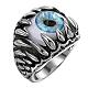 Unique 316L Stainless Steel Men Rings RJEW-BB06668-11-2