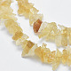 Chapelets de perles de citrine naturelle G-F547-33-A-3