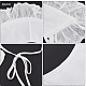 Gorgecraft 1pc faux cols amovibles en polyester pour femme AJEW-GF0007-69-6
