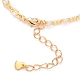 Brass Handmade Beaded Chains Jewelry Sets SJEW-JS01144-4