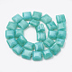 Opaque Solid Color Glass Beads Strands GLAA-N032-08G-2