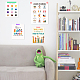 Rechteck mit Gesichtsmusterpapier&nbsp;DIY-WH0349-119-040-4