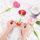 Fingerinspire 3 œillet tricoté à la main avec bouquet de fleurs AJEW-FG0001-80-3