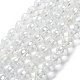 Chapelets de perles en verre électroplaqué X-EGLA-R040-10mm-15-2