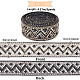 FINGERINSPIRE 5 Yards Embroidery Organza Lace Trim 2 Inch Sew/Iron on Lace Trim Black Sequins Lace Mesh Trim with Wave Pattern Vintage Decorative Lace Ribbon for Craft Sewing Accessories Home Decor OCOR-FG0001-36-2