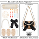 Kit per la creazione di borse a tracolla bowknot da donna fai da te PURS-WH0005-58B-2