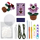 Kits de crochet de plantas en macetas para principiantes WG11810-04-1