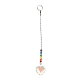 Chakra Crystal Suncatcher Dowsing Pendulum Pendants PALLOY-JF00461-8