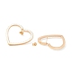 Open Heart Stud Earrings for Women STAS-K237-02RG-2