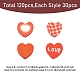 120pcs 4 Arten handgemachte Polymer-Ton-Perlen&nbsp;CLAY-YW0002-66-3