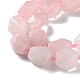 Fili di perline quarzo roso  naturale  G-C182-30-02-4