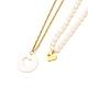 Ensemble de colliers pendentif coeur pour fille femmes NJEW-JN03682-1