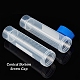 DIYキット  透明な使い捨てのプラスチック製遠心分離チューブ付き  ラベルシールステッカー  プラスチックピペットドロッパーとクリーニングブラシ  透明 DIY-BC0002-24-4