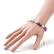 Natural Mixed Stone Chips Beaded Bracelets for Women BJEW-JB08715-3