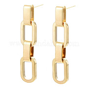 Brass Cable Chain Tassel Earrings KK-S356-352-NF
