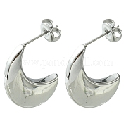 Серьги-гвоздики из нержавеющей стали 304 EJEW-Z038-06P