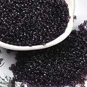 Прозрачные цветные стеклянные круглые бусины SEED-B001-06A-06
