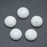 Кабошоны из натурального говлита G-P393-R32-6MM