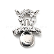 Латунные микро проложить кубического циркония подвески KK-L229-51P