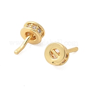 Латунный микро-паве кубический цирконий KK-U056-54G