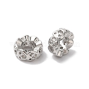 Латунные микропаве из прозрачного кубического циркония KK-G503-19P