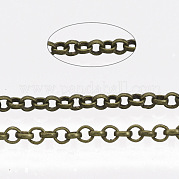 Паяные латунные цепи Роло CH-S125-08A-AB