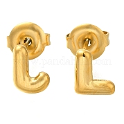 Серьги-гвоздики из нержавеющей стали 304 EJEW-I316-01G-L