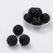 Оценка горный хрусталь проложить диско шар бусы RB-Q105-11