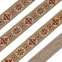  Ethnic Jacquard Ribbon,5.47Yards 2.4Inch Wide Jacquard