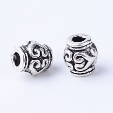 Perles en alliage de style tibétain X-TIBE-Q063-116AS-RS