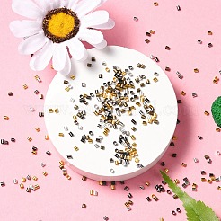 600 шт. 4 цвета латунные обжимные бусины&nbsp;KK-YW0001-52