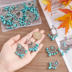 Набор подвесок из синтетической бирюзы&nbsp;G-AR0004-98