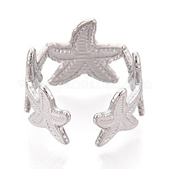 Кольца-манжеты из нержавеющей стали 304 для женщин&nbsp;RJEW-N052-14P